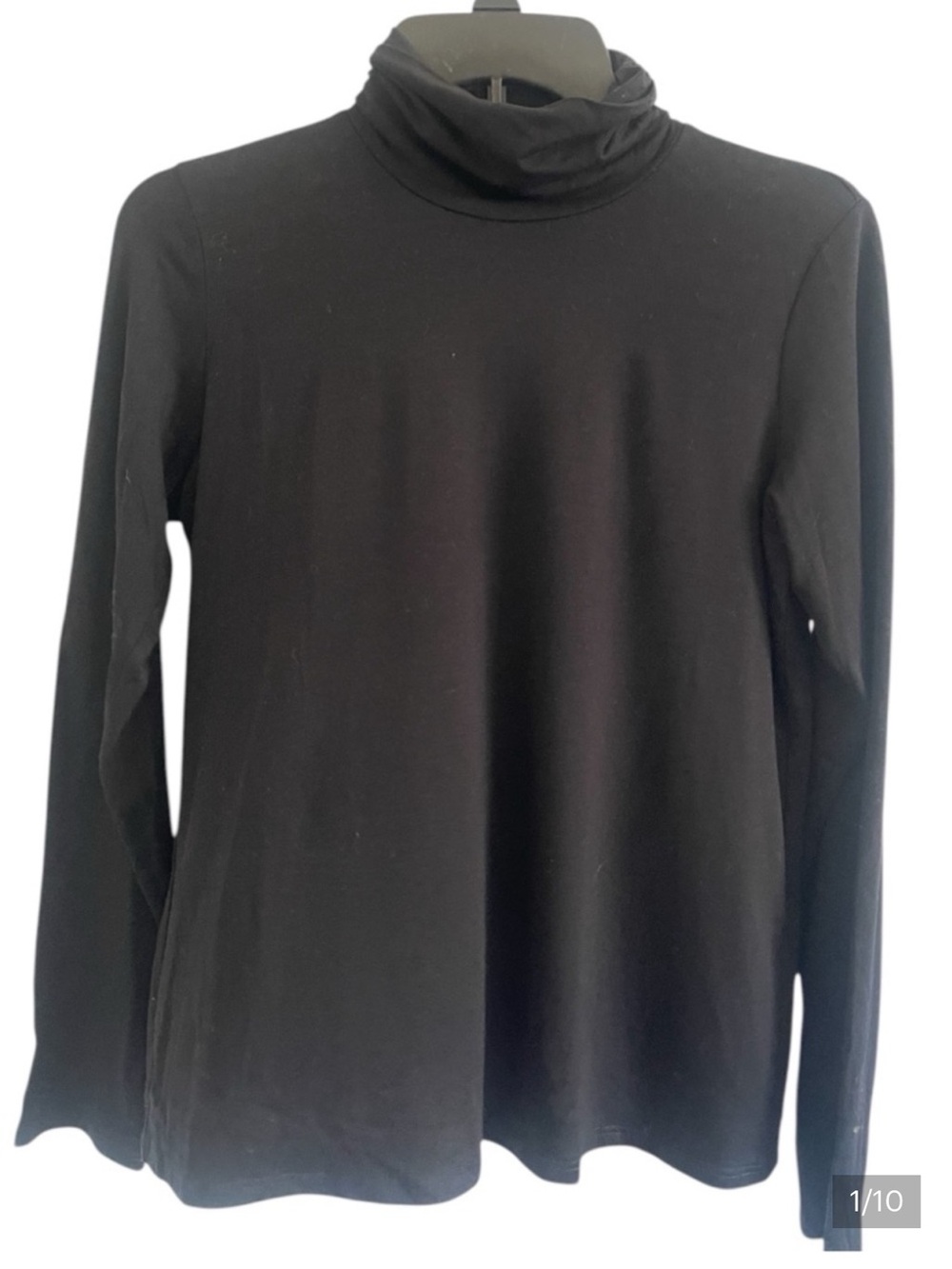 Eileen Fisher
Eileen Fisher Long Sleeve
Turtleneck Black Size Small Petite